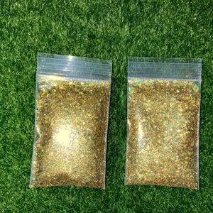Glittters bags golde locks shiny gold glitters